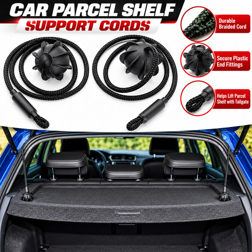 Car parcel shelf string - 2x,
